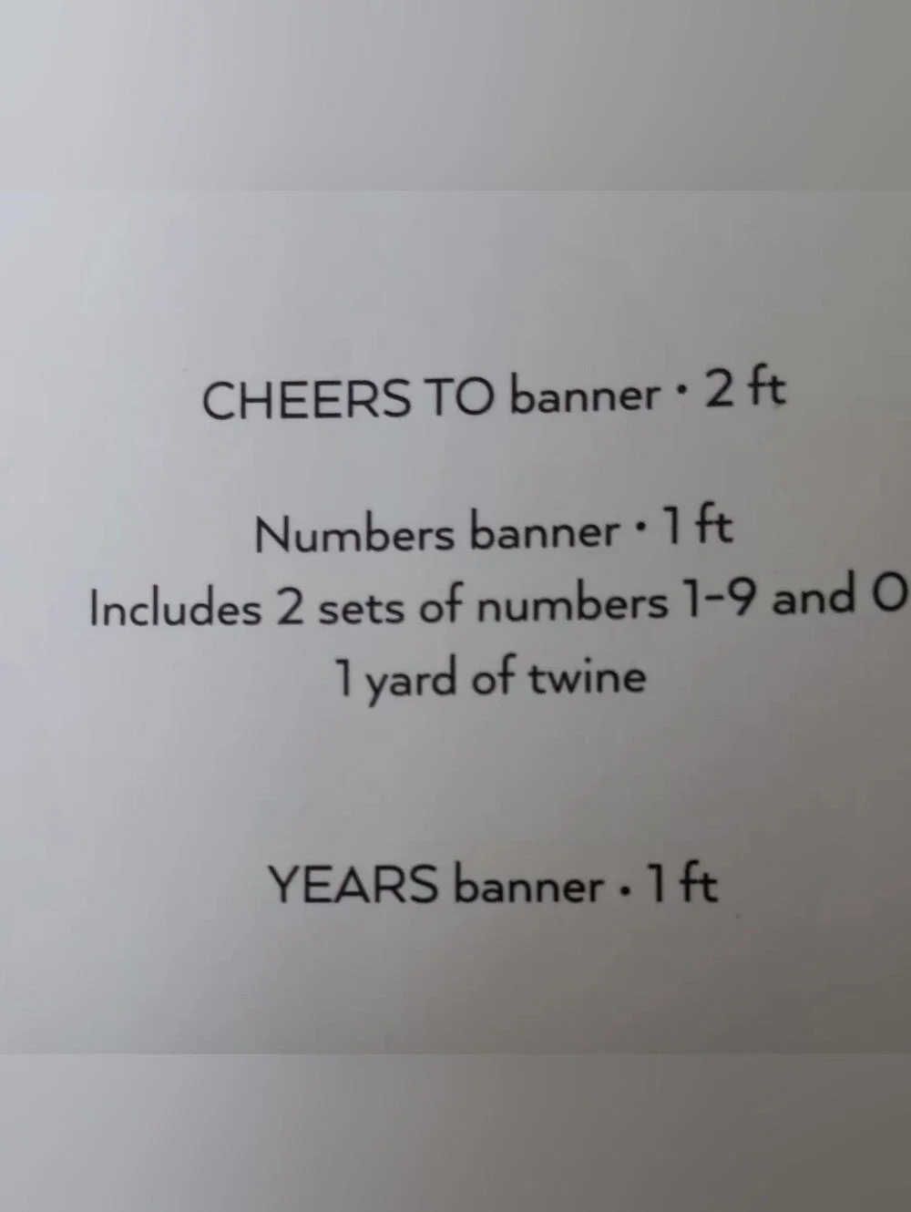 CELEBTRATE GOLD '21' YEARS  BANNER INCLUDES 2 SETS OF NUMBERS 1-9 & 0